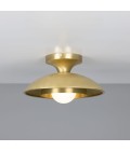 Marrakesh Flush Ceiling Light Brass 25 cm