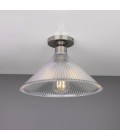 Hanoi Flush Fitting Light Brass/Glass 30 cm