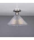 Hanoi Flush Fitting Light Brass/Glass 30 cm