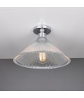 Hanoi Flush Fitting Light Brass/Glass 30 cm