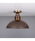 Paris Flush Ceiling Light Brass 30 cm