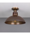 Paris Flush Ceiling Light Brass 30 cm