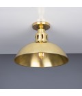 Paris Flush Ceiling Light Brass 30 cm