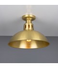 Paris Flush Ceiling Light Brass 30 cm