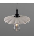 Kirhii Bathroom Ceiling Light Ceramic Matte White 27cm IP44