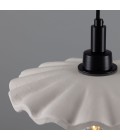 Kirhii Bathroom Ceiling Light Ceramic Matte White 27cm IP44