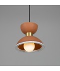 Nakaii Ceiling Light Terracotta White Ceramic/Brass 20cm