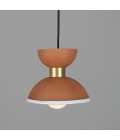 Nakaii Ceiling Light Terracotta White Ceramic/Brass 20cm