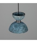 Nakaii Ceiling Light Blue Earth Ceramic/Brass 20cm