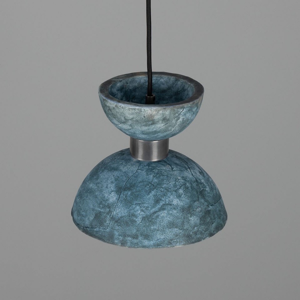 Nakaii Ceiling Light Blue Earth Ceramic/Brass 20cm