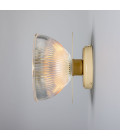 Eclipse Wall Light Brass/Glass 20cm