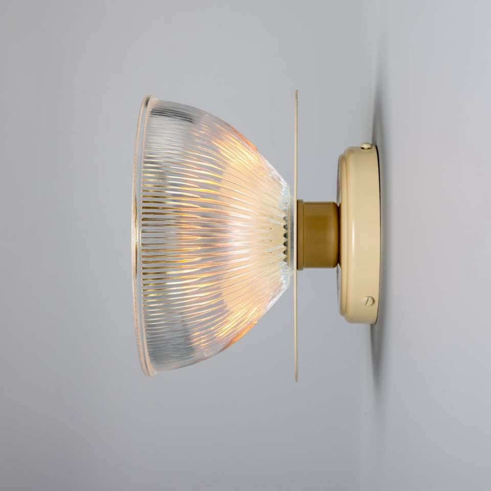 Eclipse Wall Light Brass/Glass 20cm