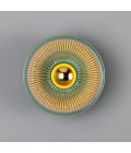 Eclipse Wall Light Brass/Glass 20cm