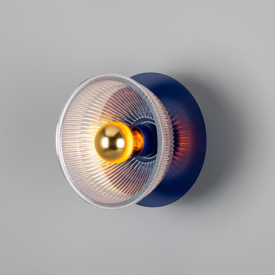 Eclipse Wall Light Brass/Glass 20cm