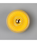 Eclipse Wall Light Brass/Glass 20cm