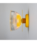 Eclipse Wall Light Brass/Glass 20cm