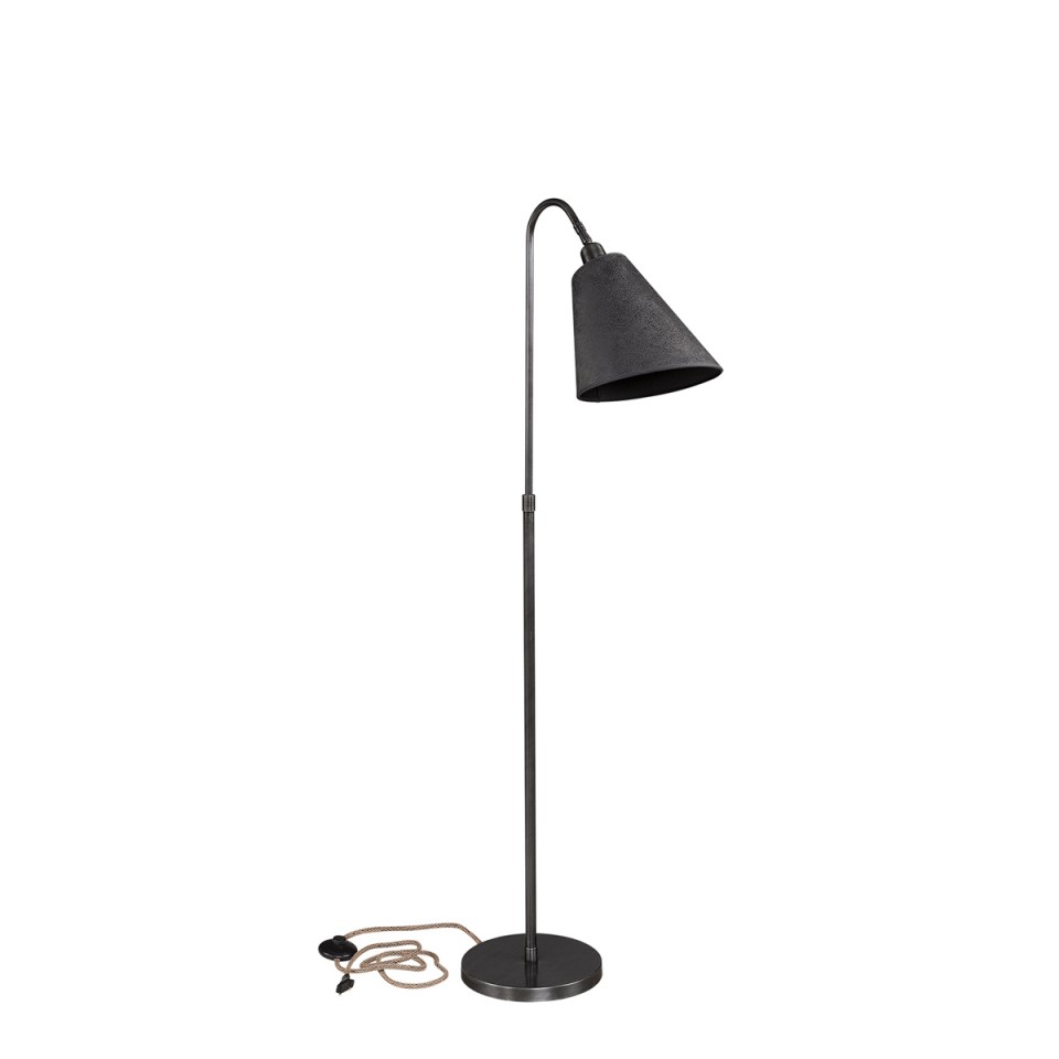 Geneva Golvlampa Järn 140cm  inkl. lampskärm