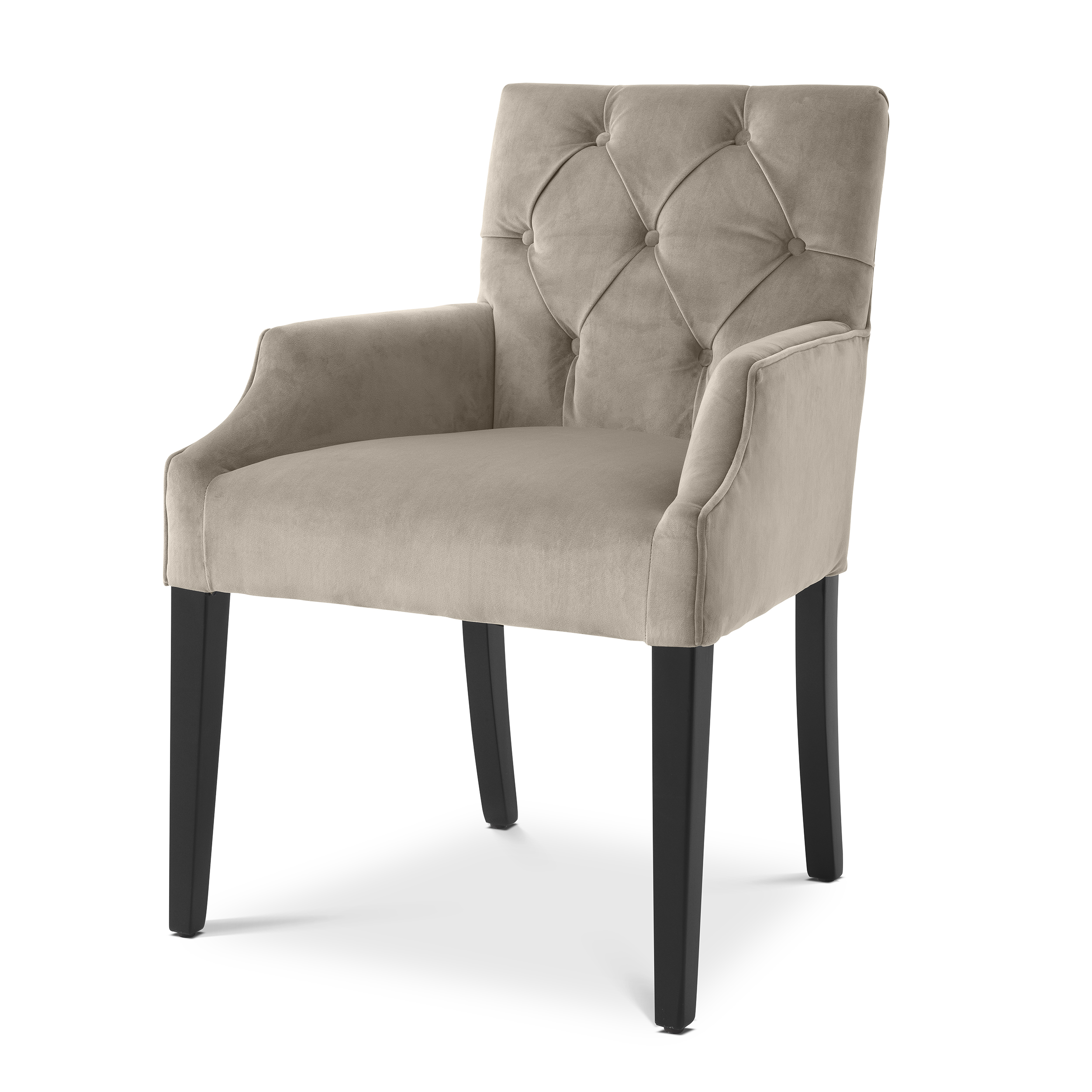 Atena Dining Chair With Arm Velvet 65 cm