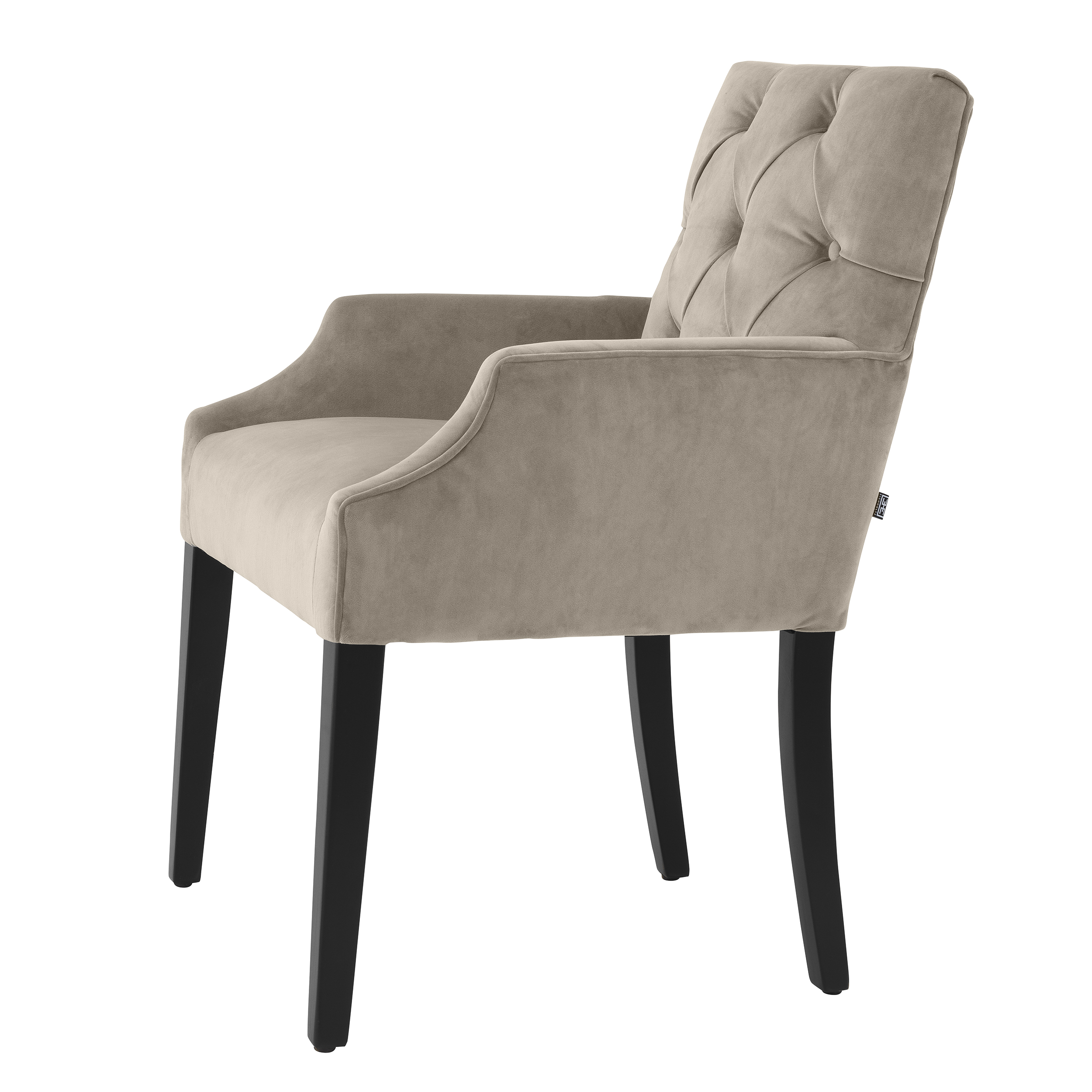 Atena Dining Chair With Arm Velvet 65 cm