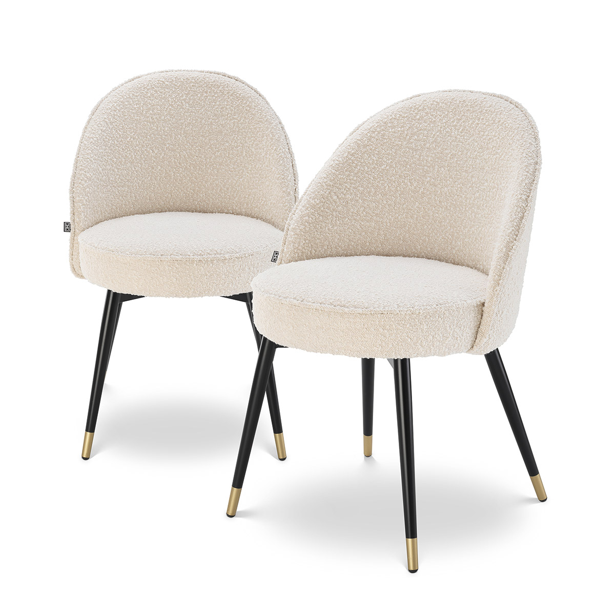 Cooper Dining Chair Set of 2 Bouclé 64 cm